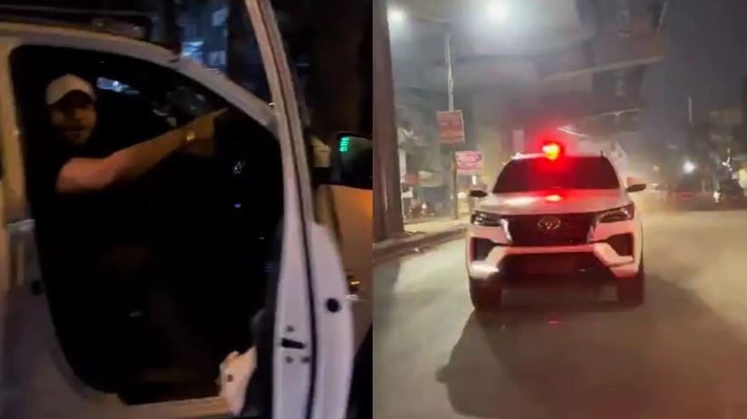 Delhi police seizes car after video of reckless stunts