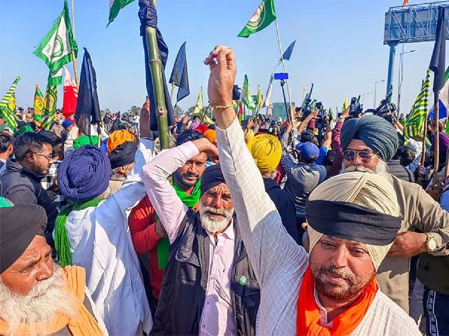 Farmers' protest 'Delhi Chalo' march
