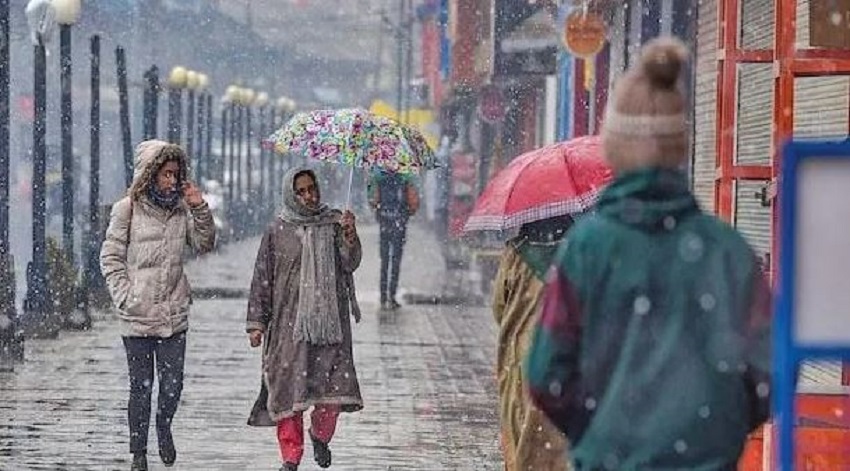 moderate rain snow over J&K during the next 24 hrs