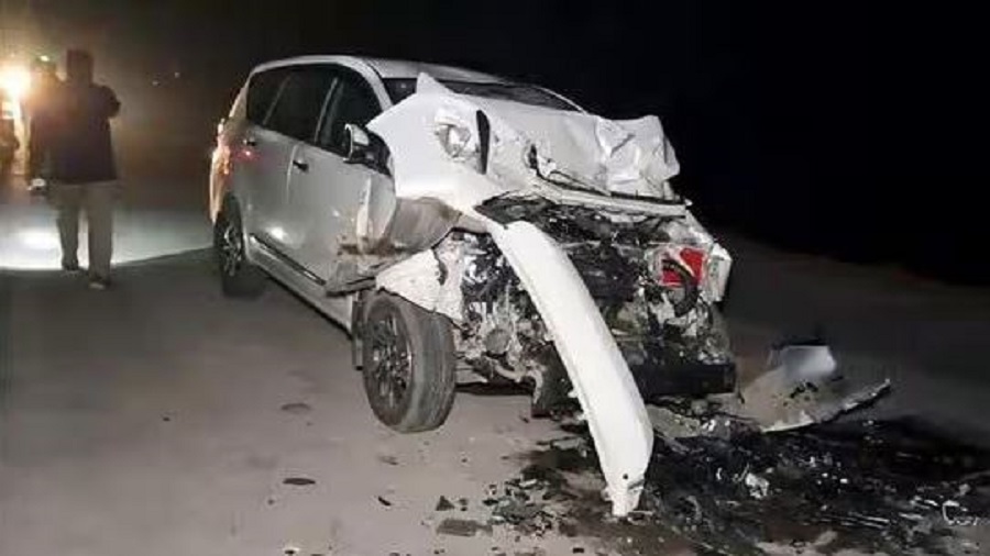 BJD leader Prasanna Acharya injured in car accident
