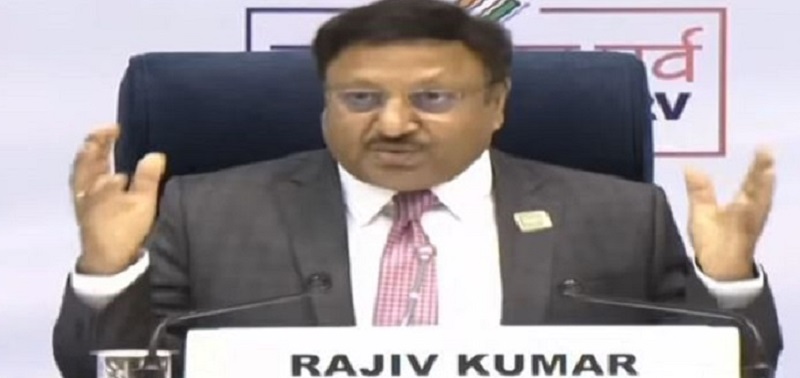 Chief Election Commissioner Rajiv Kumar addresses  Press Conference