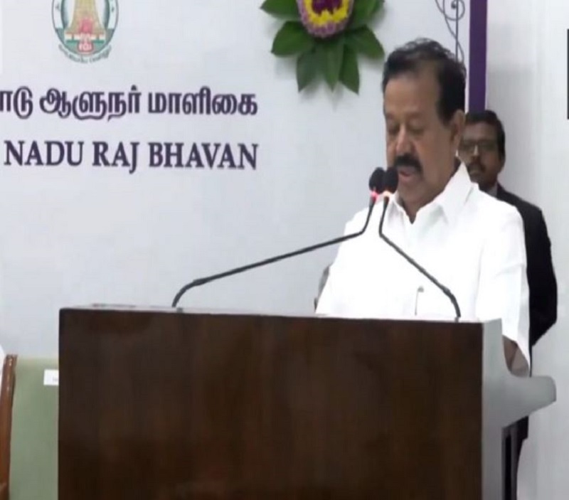 DMK leader K Ponmudy takes oath as minister in Tamil Nadu cabinet