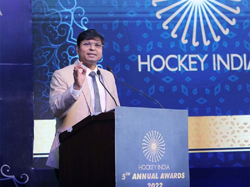Hockey India President Dilip Tirkey