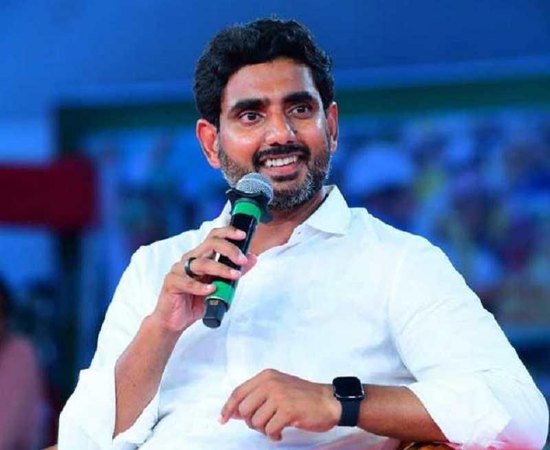 TDP leader Nara Lokesh