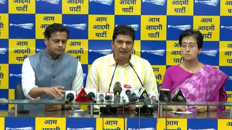 AAP leaders address Press Conference