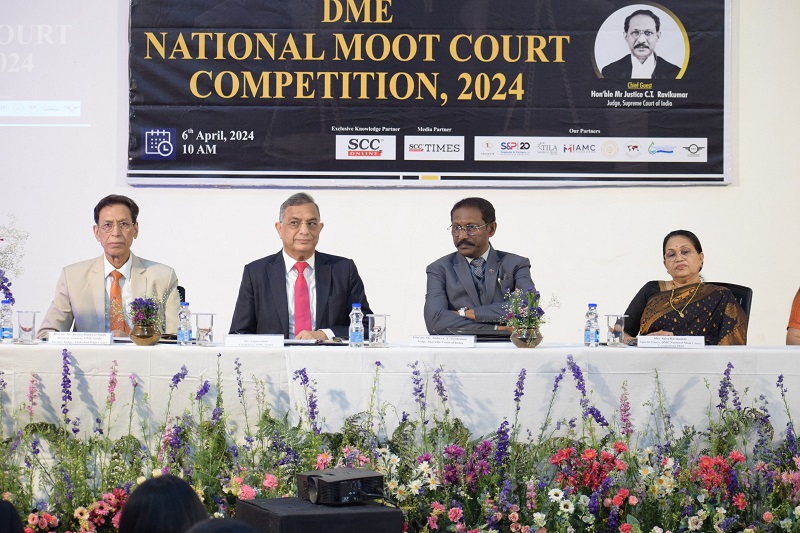 Justice Ravikumar (3rd from L) with other dignitaries