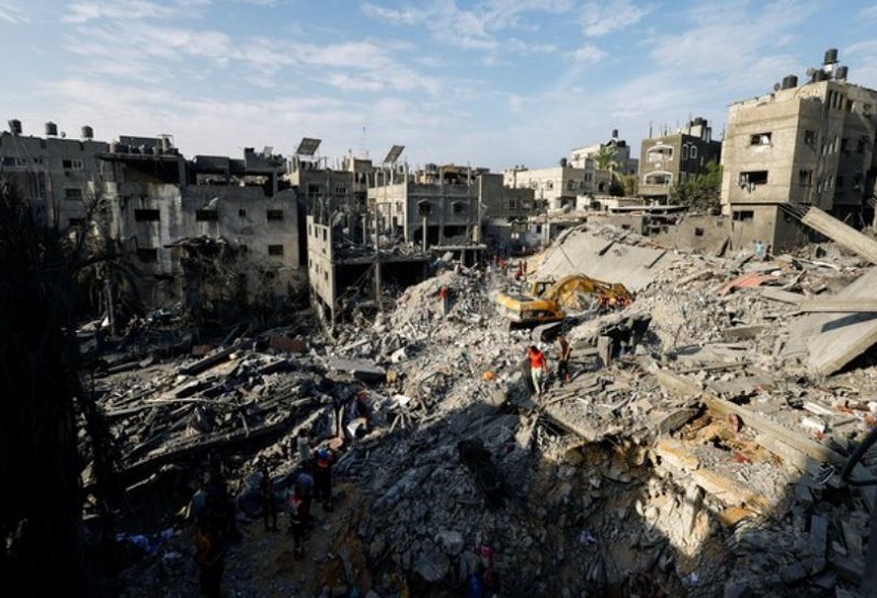 Visual from the Gaza Strip amid Israel-Hamas conflict