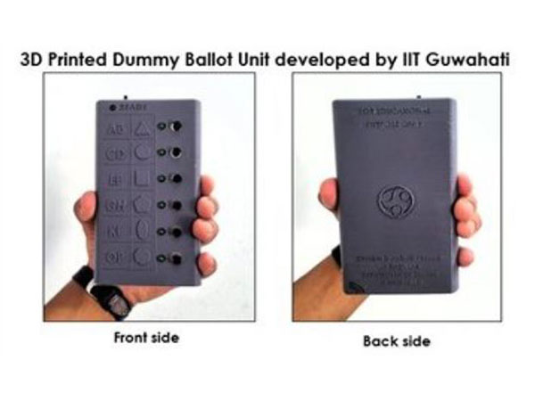 3D printed dummy ballot unit