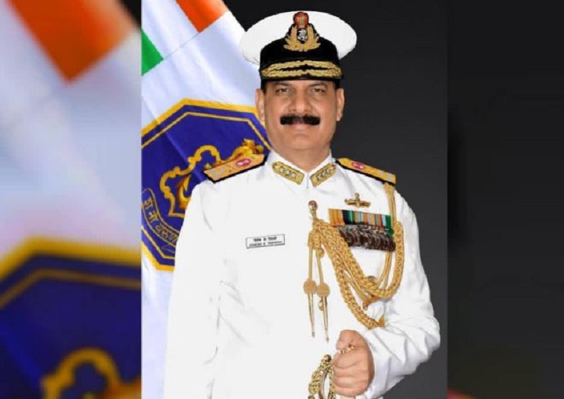 Admiral Dinesh Kumar Tripathi takes charge as New Navy Chief