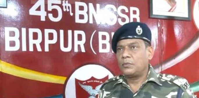 JK Sharma, Action Commandent Officer, 45th BN SSB Birpur, Bihar